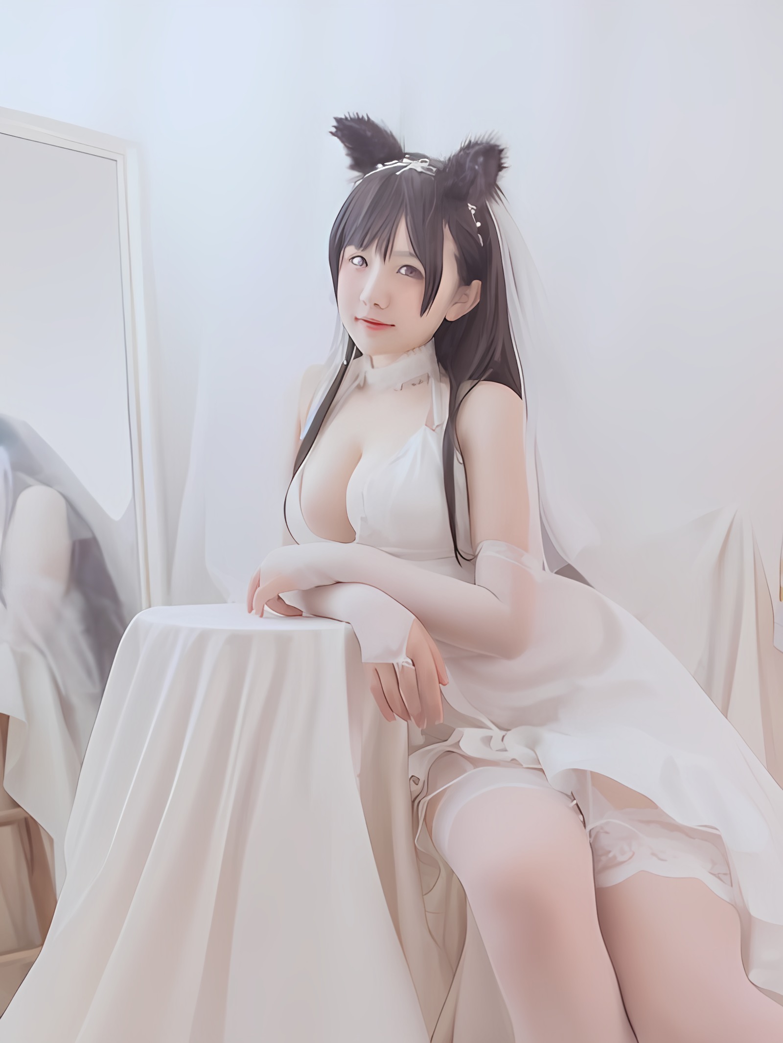 阿半今天很开心 爱宕婚纱